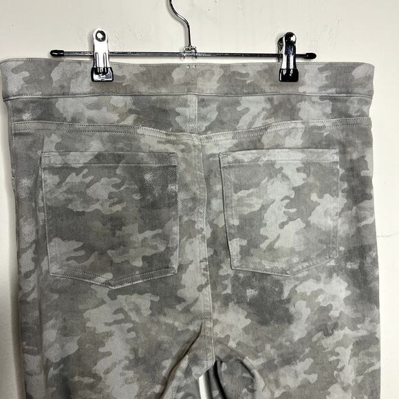 NWT‎ Spanx Stone Washed Camouflage Pull-On Jean-ish Ankle Leggings Size XL - Picture 5 of 11